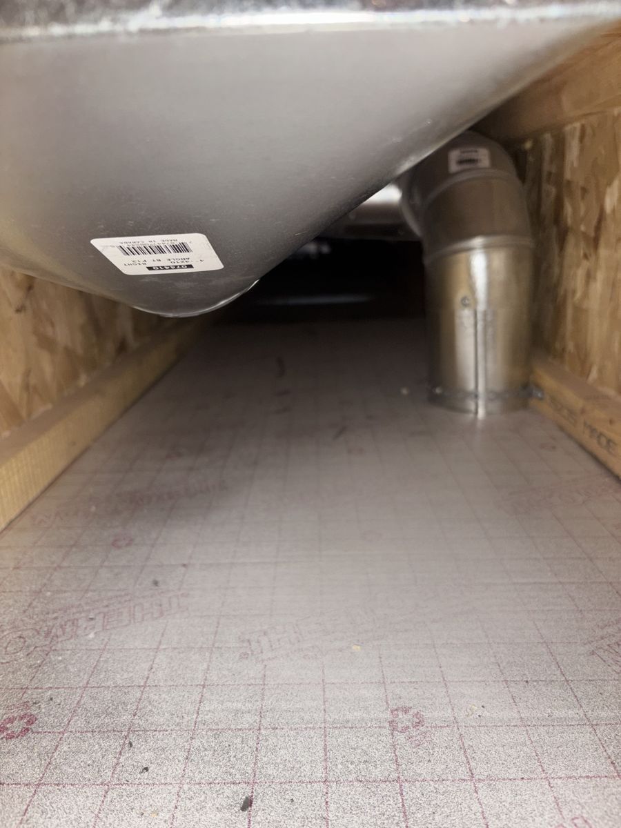 The same return air duct after cleaning